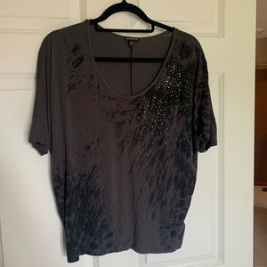 Grey loose fitting Express shirt